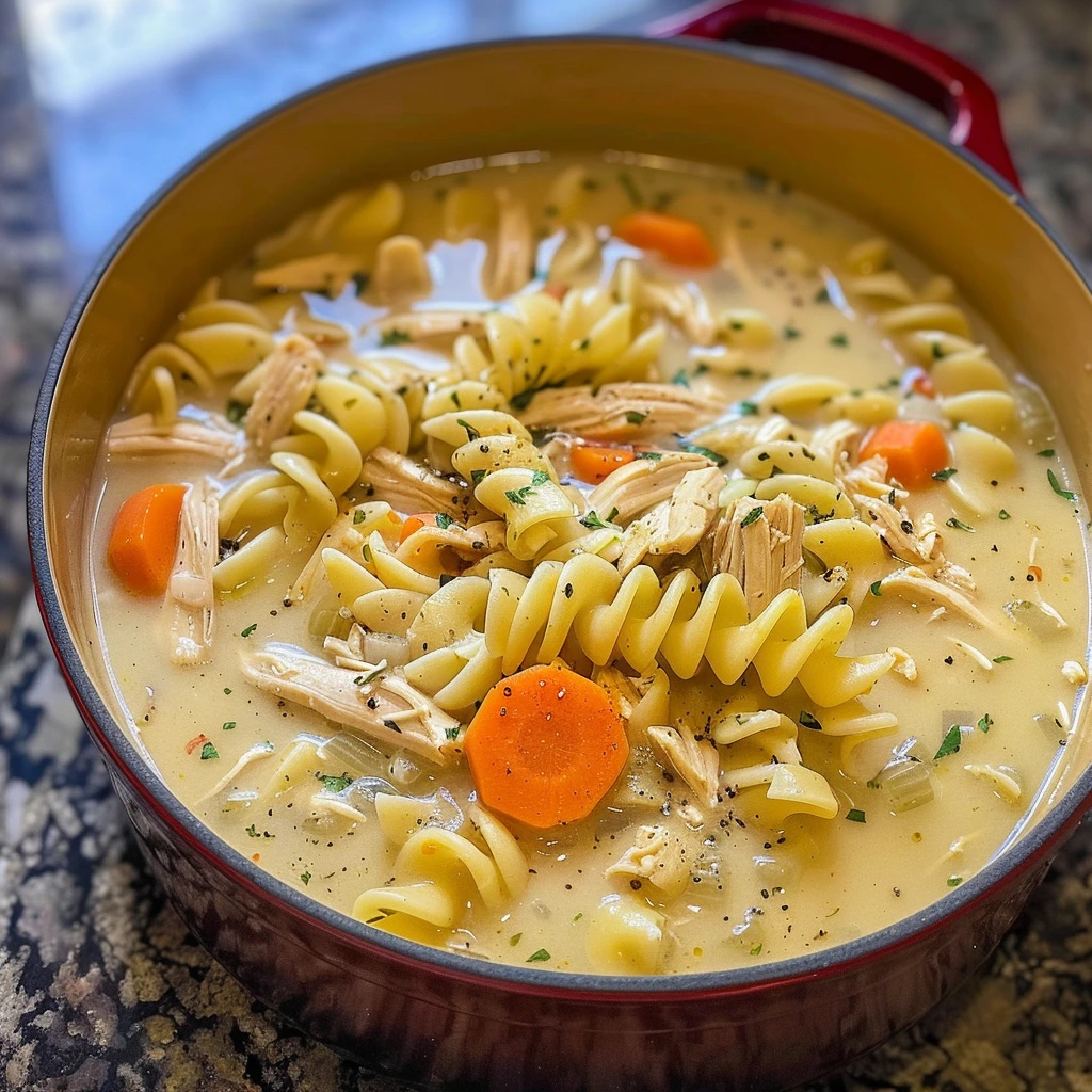 How to Make the Best Creamy Chicken Noodle Soup