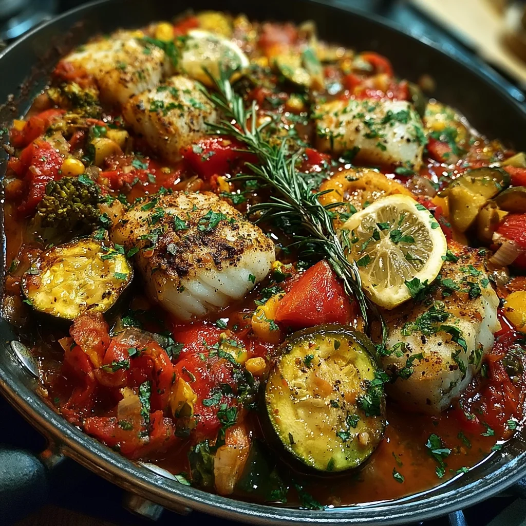 Restaurant-Style Cod Ratatouille Your One-Pot 1 Restaurant-Style Cod Ratatouille Your One-Pot