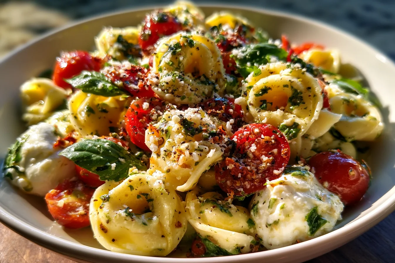Fresh Caprese Tortellini Salad for the Whole Family 1 Fresh Caprese Tortellini Salad for the Whole Family