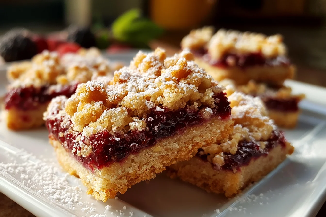 Garlic Parmesan Luscious Mulberry Crumble Bars 1 Garlic Parmesan Luscious Mulberry Crumble Bars