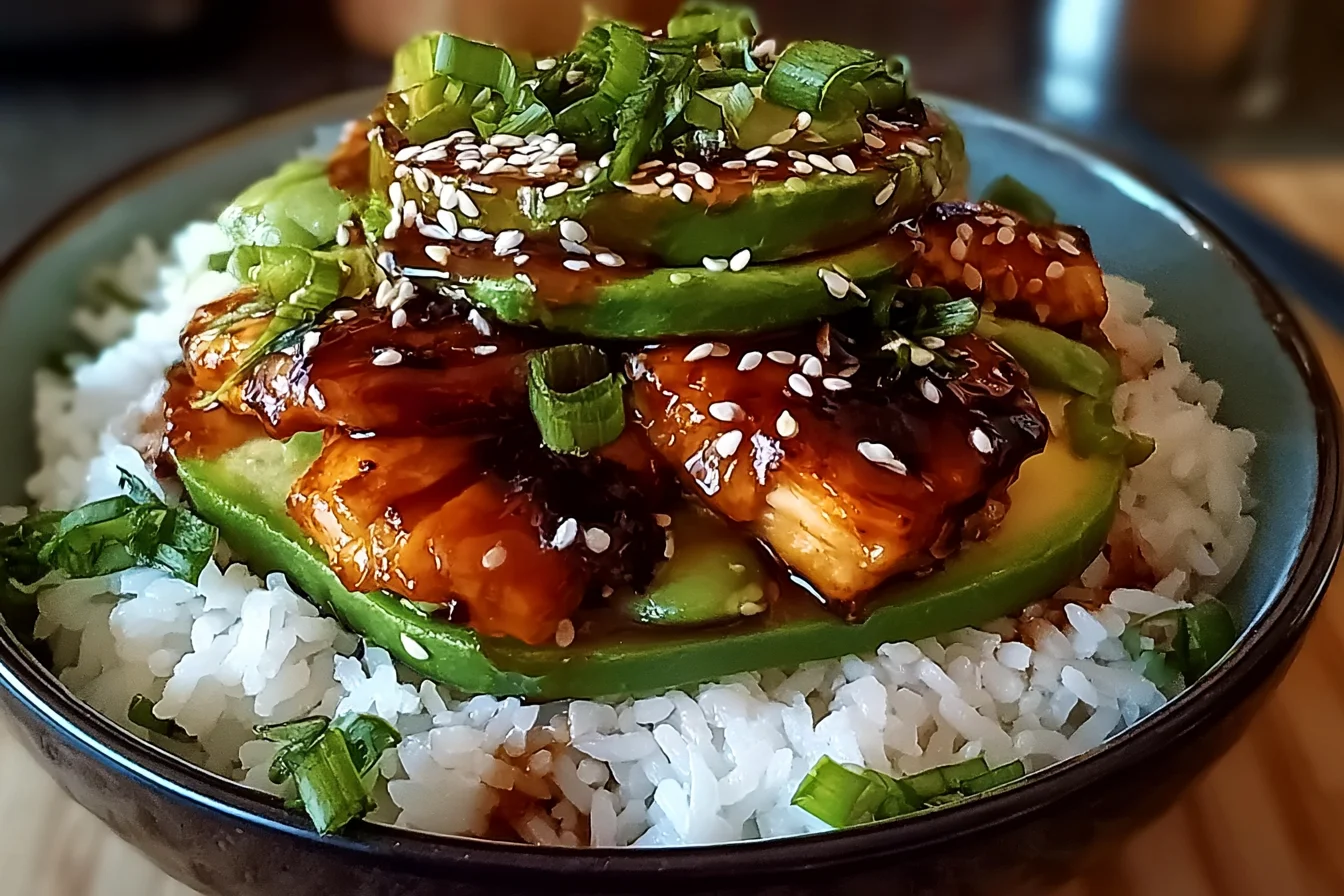 Teriyaki Chicken Avocado Rice for the Whole Family 1 Teriyaki Chicken Avocado Rice for the Whole Family