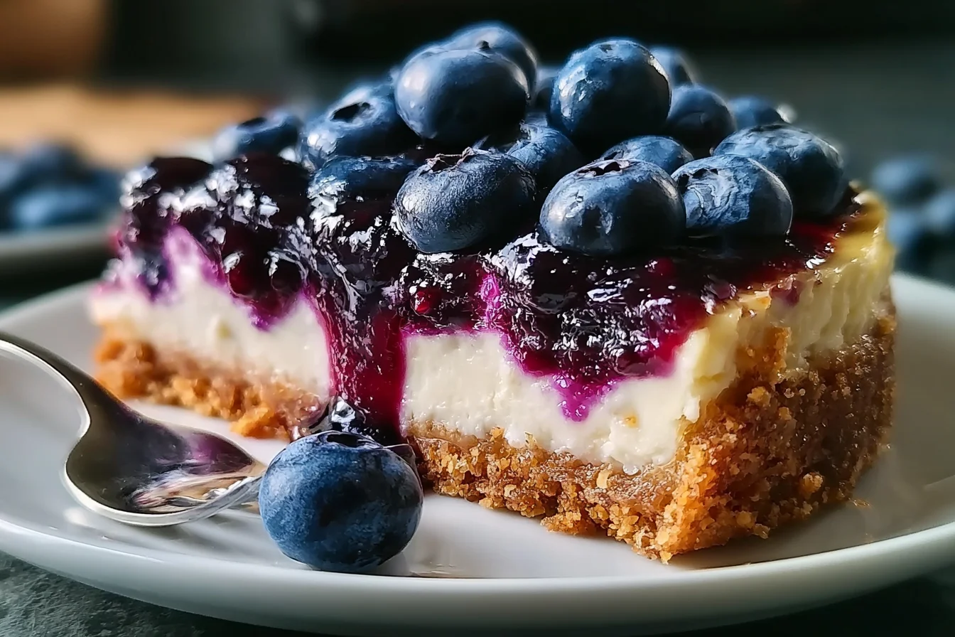 Foolproof No Bake Blueberry Cheesecake Recipe