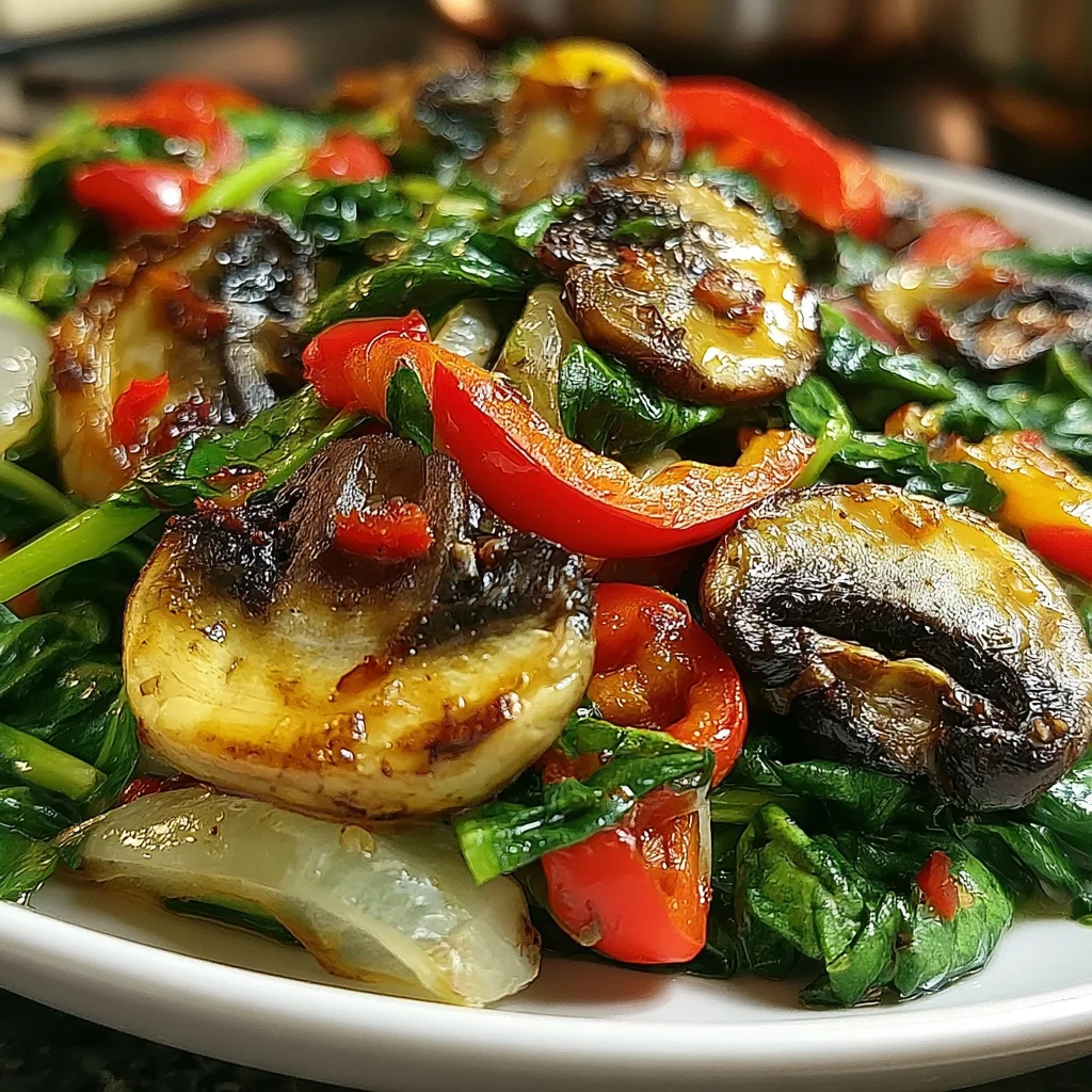 Spinach Mushroom Pepper Onion: A Family Favorite 1 Spinach Mushroom Pepper Onion: A Family Favorite