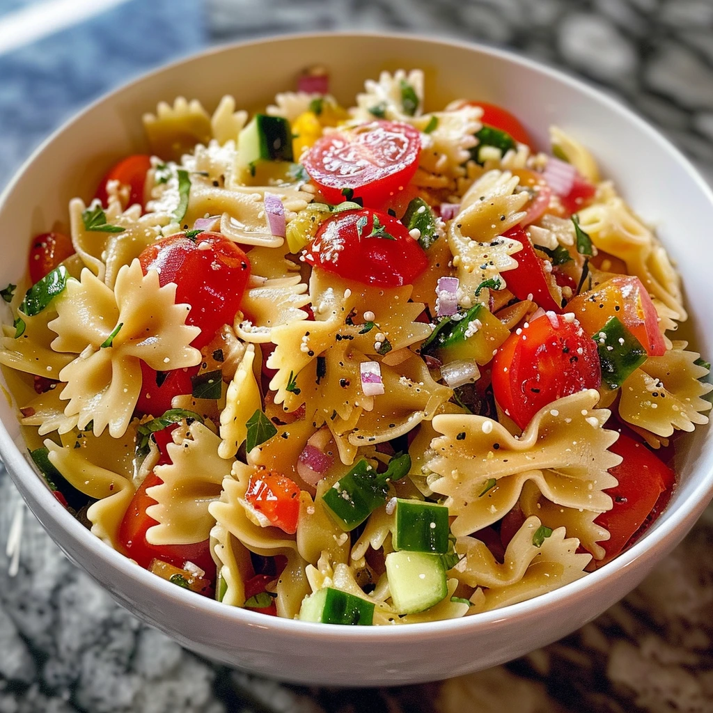 Flavorful Bow Tie Pasta Salad