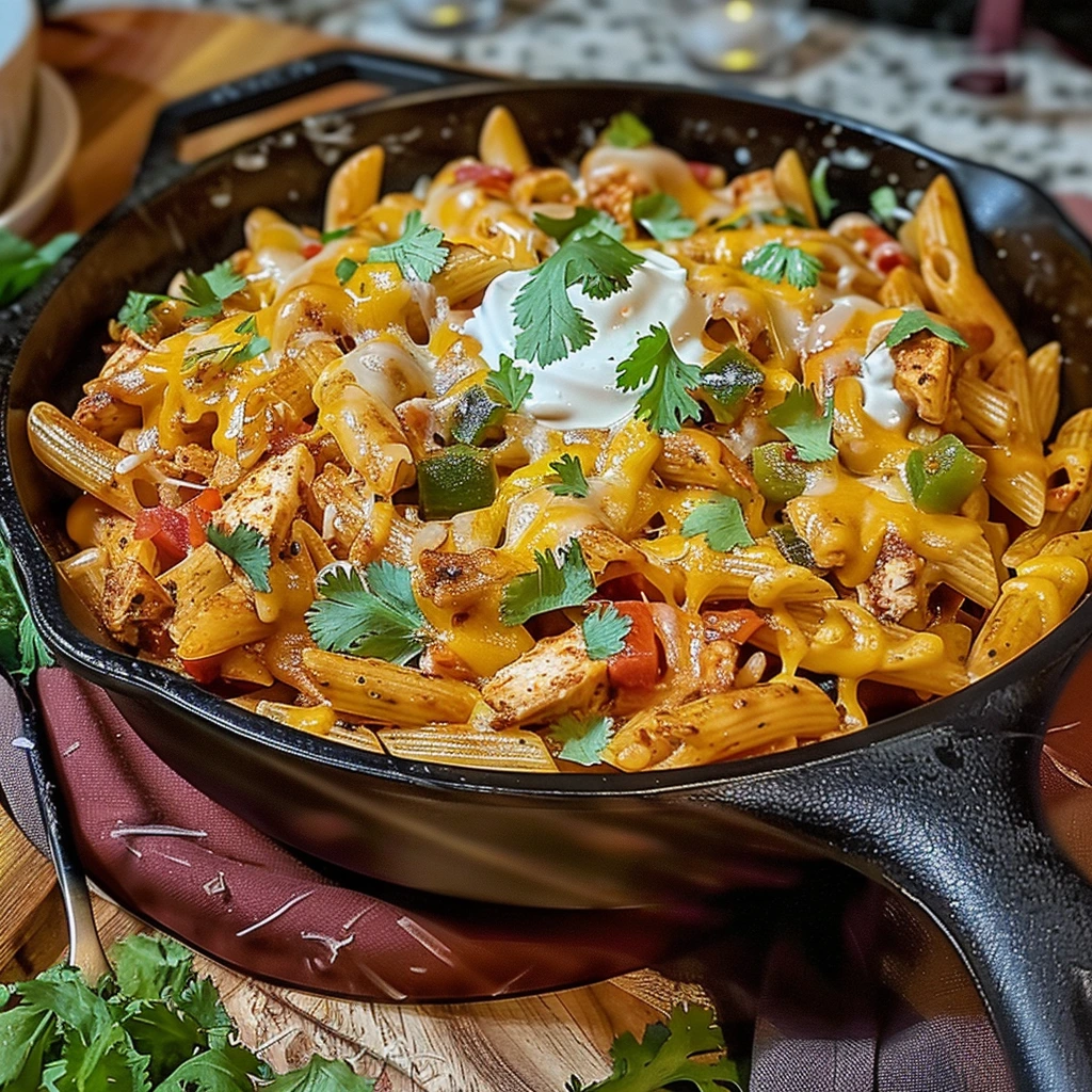 Chicken Taco Pasta Skillet: A Family Favorite