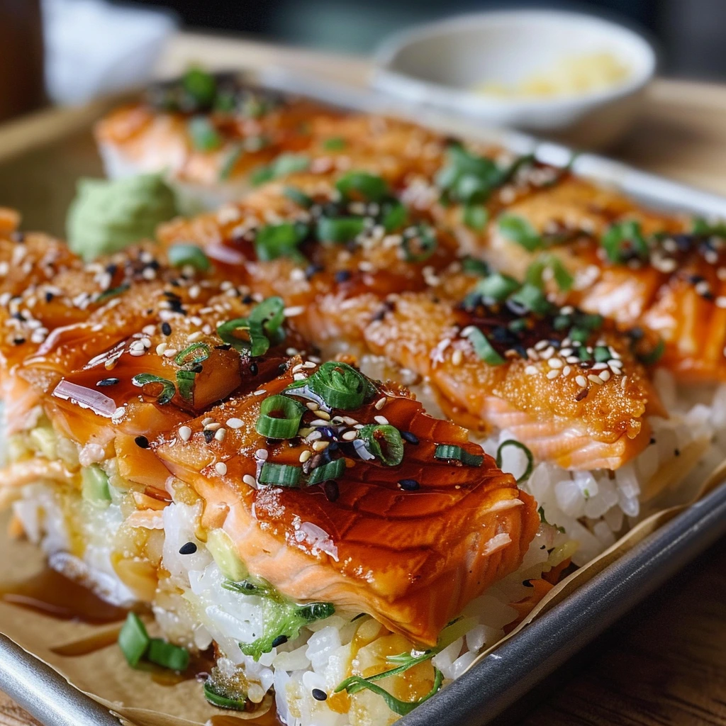 Salmon Sushi Bake Recipe for the Whole Family 1 Salmon Sushi Bake Recipe for the Whole Family