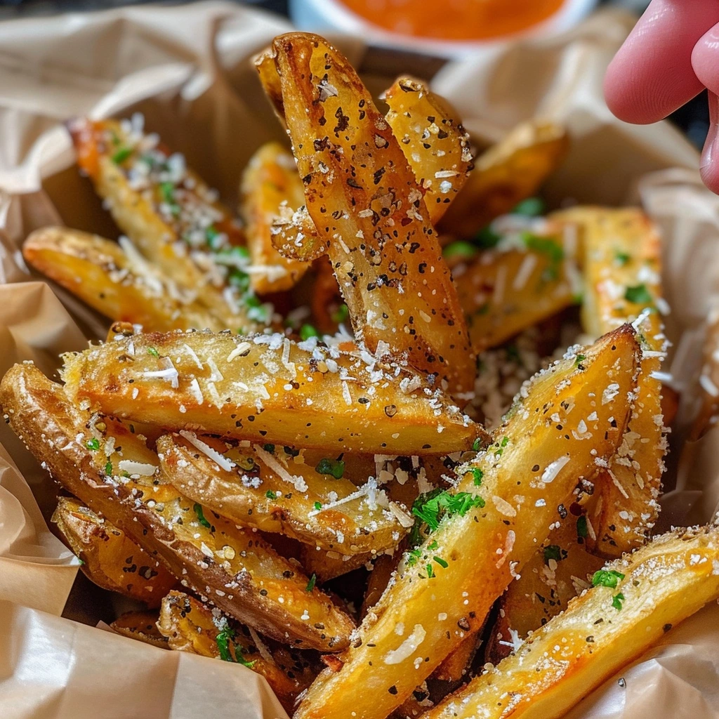 Garlic Parmesan French Fries for the Whole Family 1 Garlic Parmesan French Fries for the Whole Family