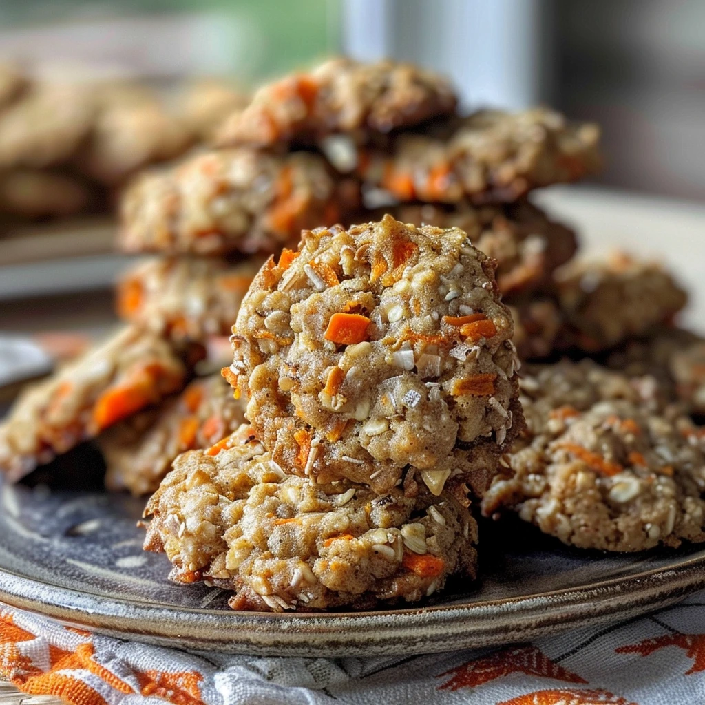 Garlic Parmesan Carrot Cake Breakfast Cookies
