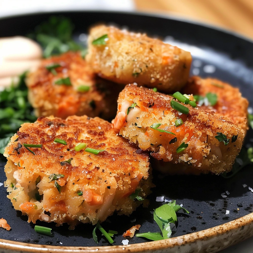 Golden Shrimp Salmon Cakes for the Whole Family 1 Golden Shrimp Salmon Cakes for the Whole Family