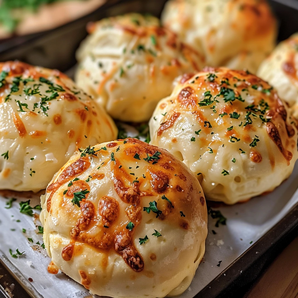 Buttery Garlic Cheese Bombs: Easy & Delicious