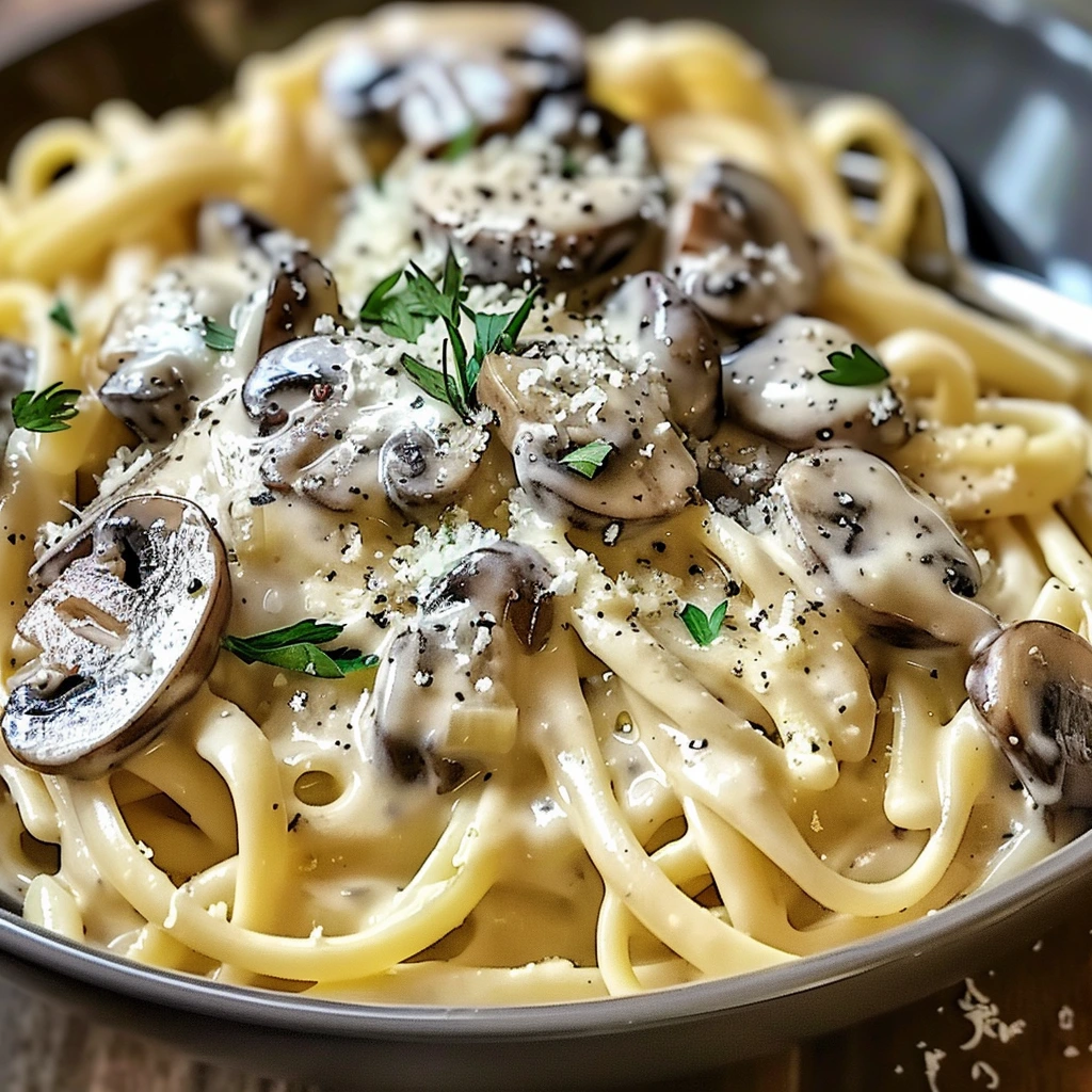 Creamy Mushroom Gruyere Pasta for Dinner Tonight