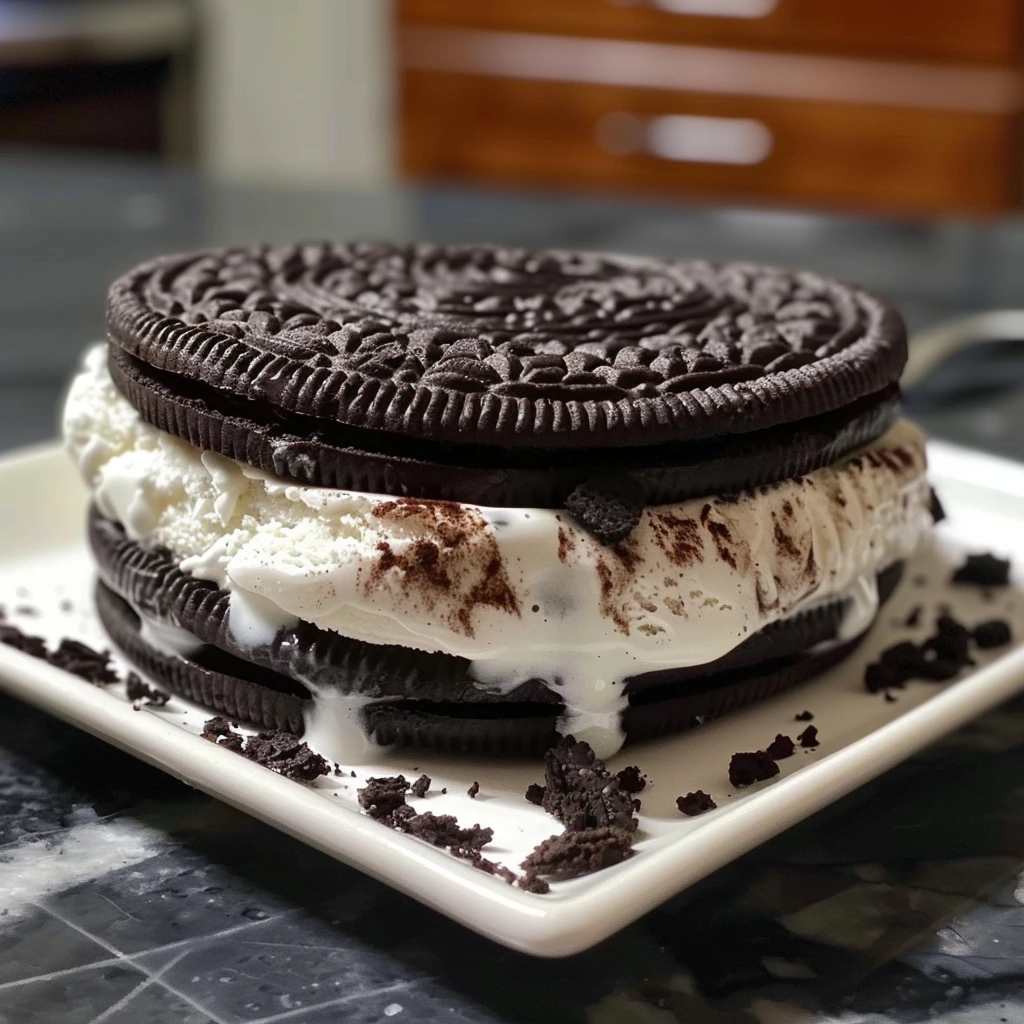Oreo Ice Cream Sandwich: Easy & Delicious