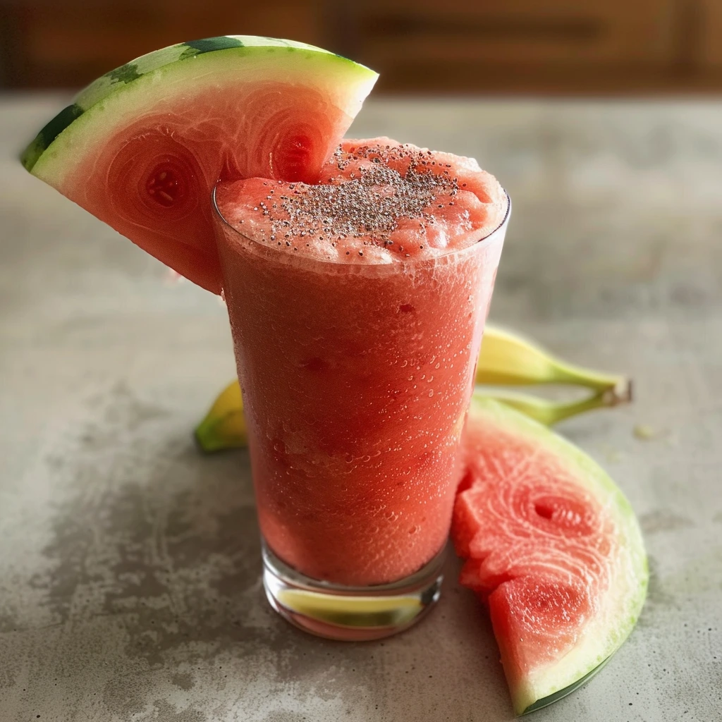 Watermelon Banana Smoothie: A Family Favorite