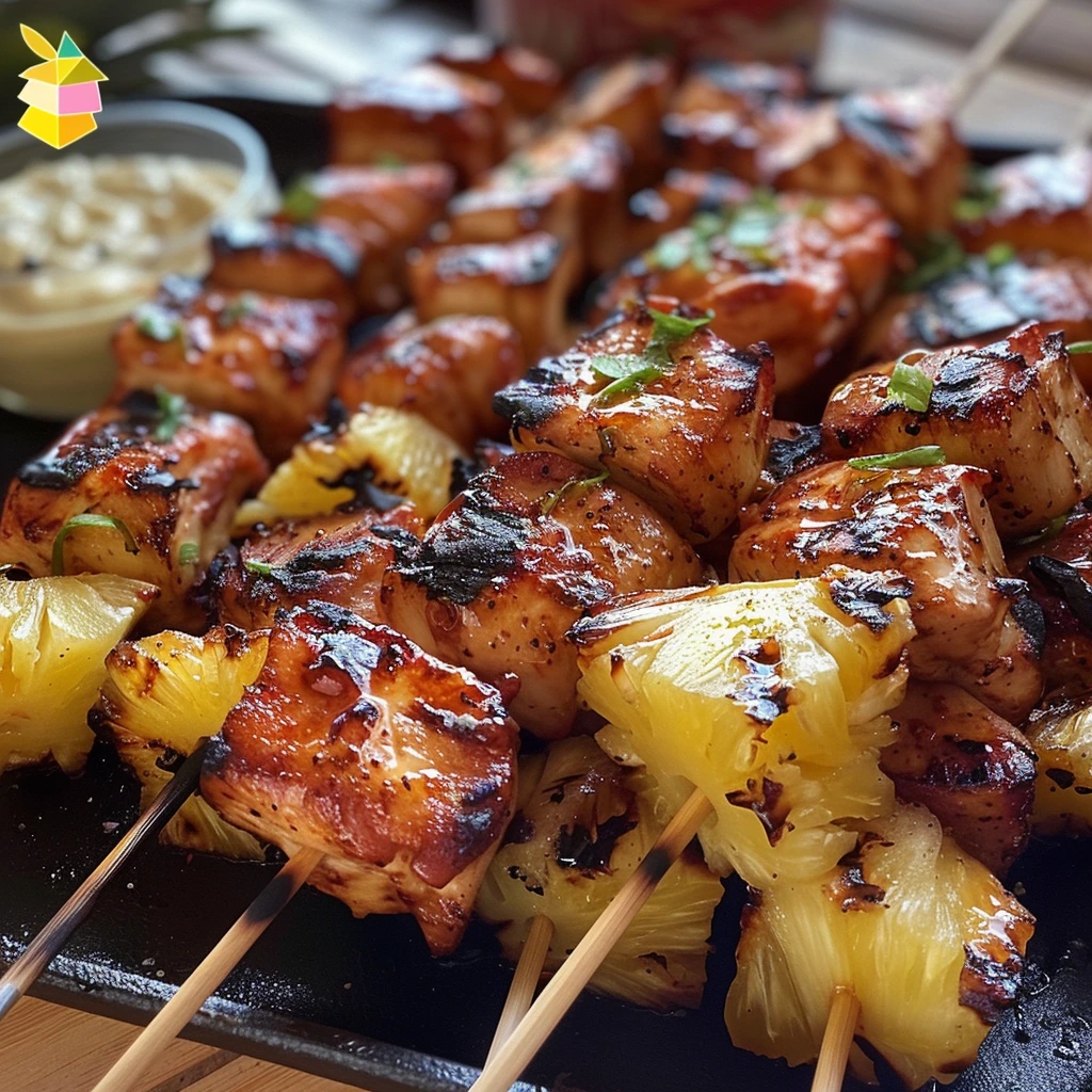 Mouthwatering Grilled Pineapple Chicken Skewers