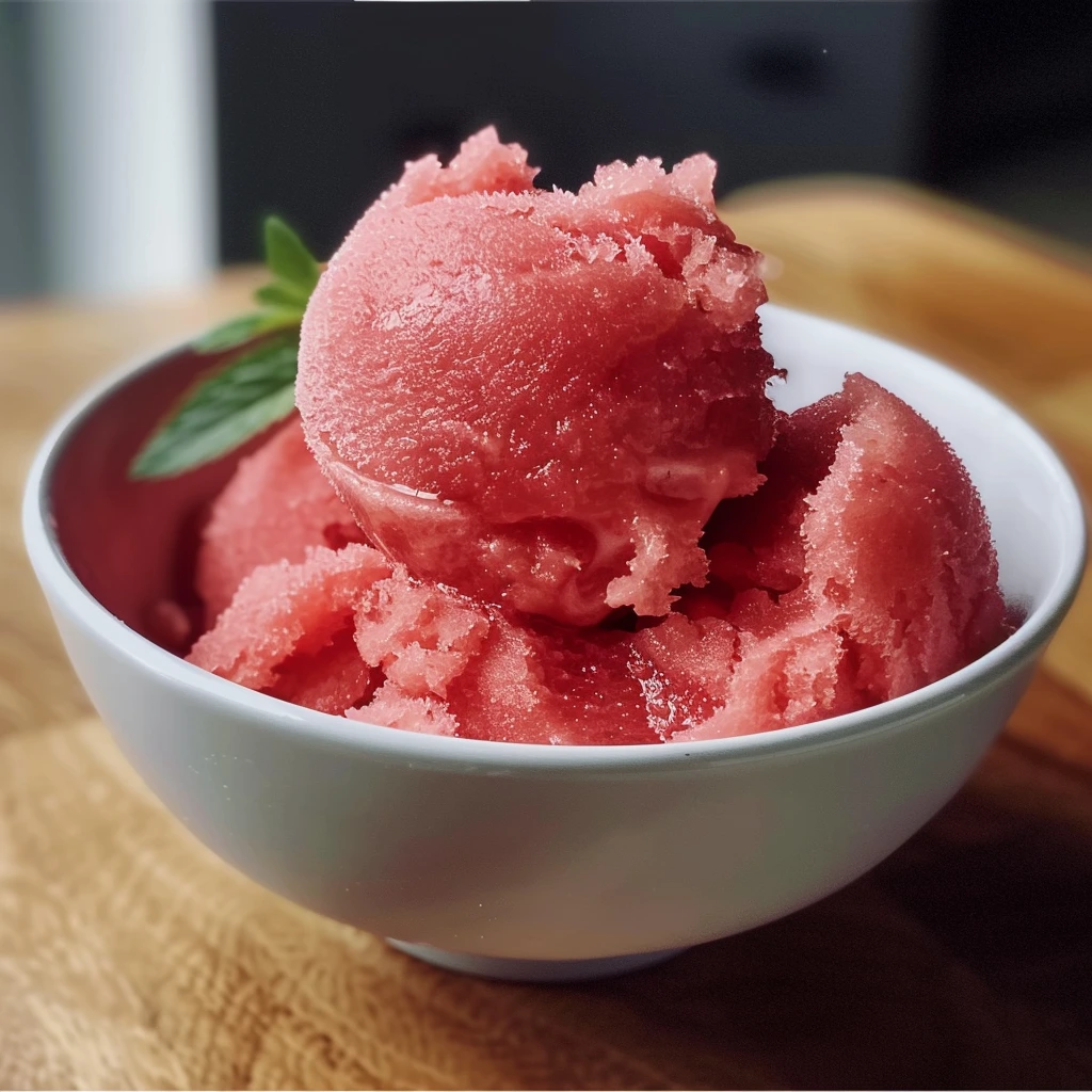 Watermelon Sorbet: A Family Favorite