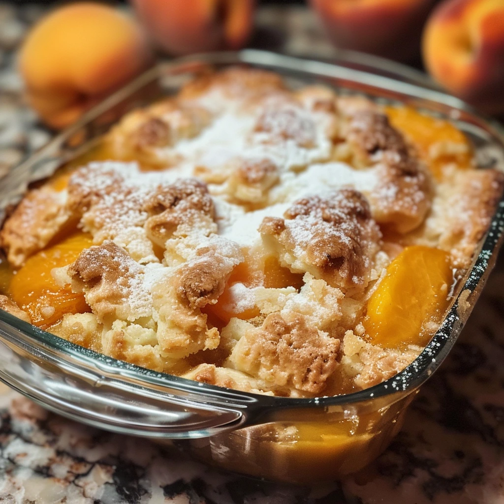 Garlic Parmesan Gluten-Free Peach Cobbler Recipe
