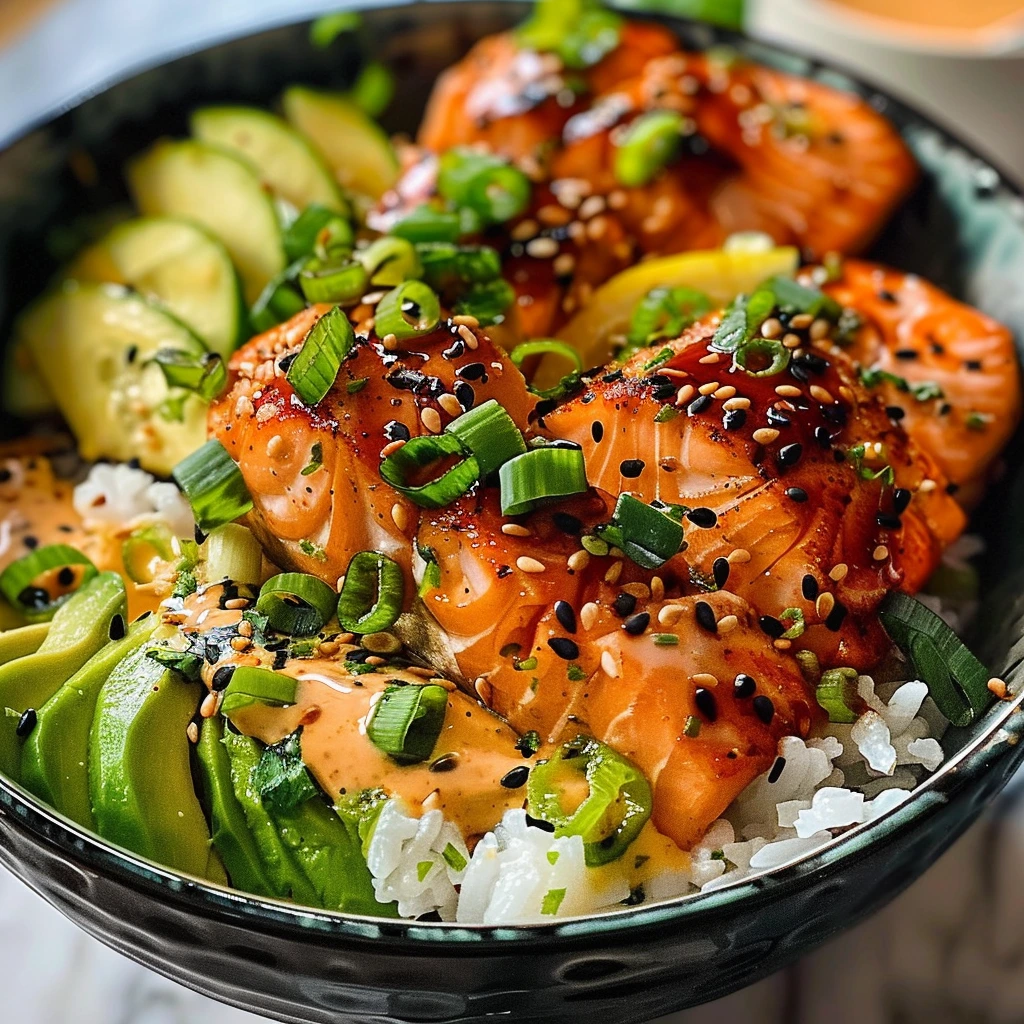 How to Make the Best Spicy Salmon Bowls Coconut