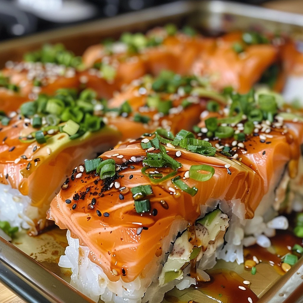 Salmon Sushi Bake Recipe Your Family Will Love
