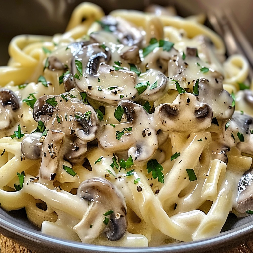 Creamy Mushroom Gruyere Pasta for Dinner Tonight