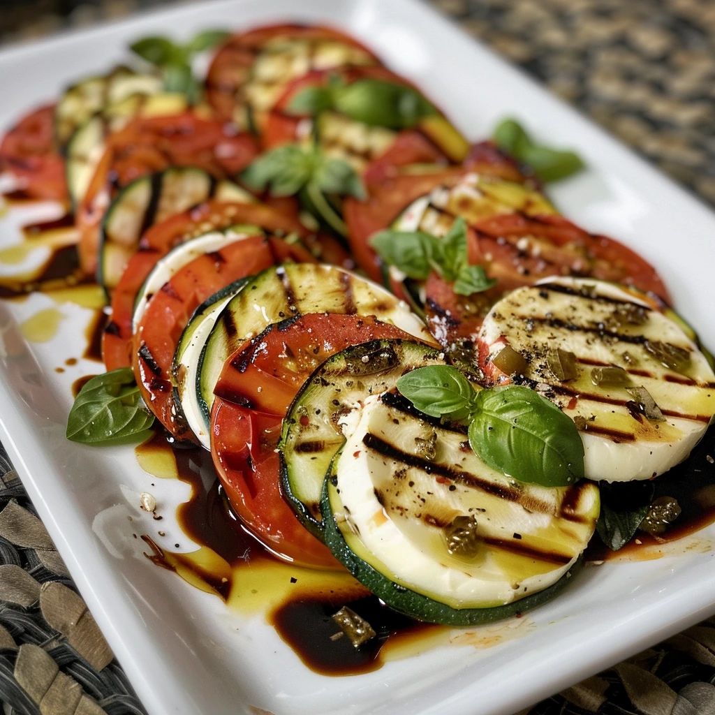 Foolproof Grilled Zucchini Caprese Salad Recipe 1 Foolproof Grilled Zucchini Caprese Salad Recipe