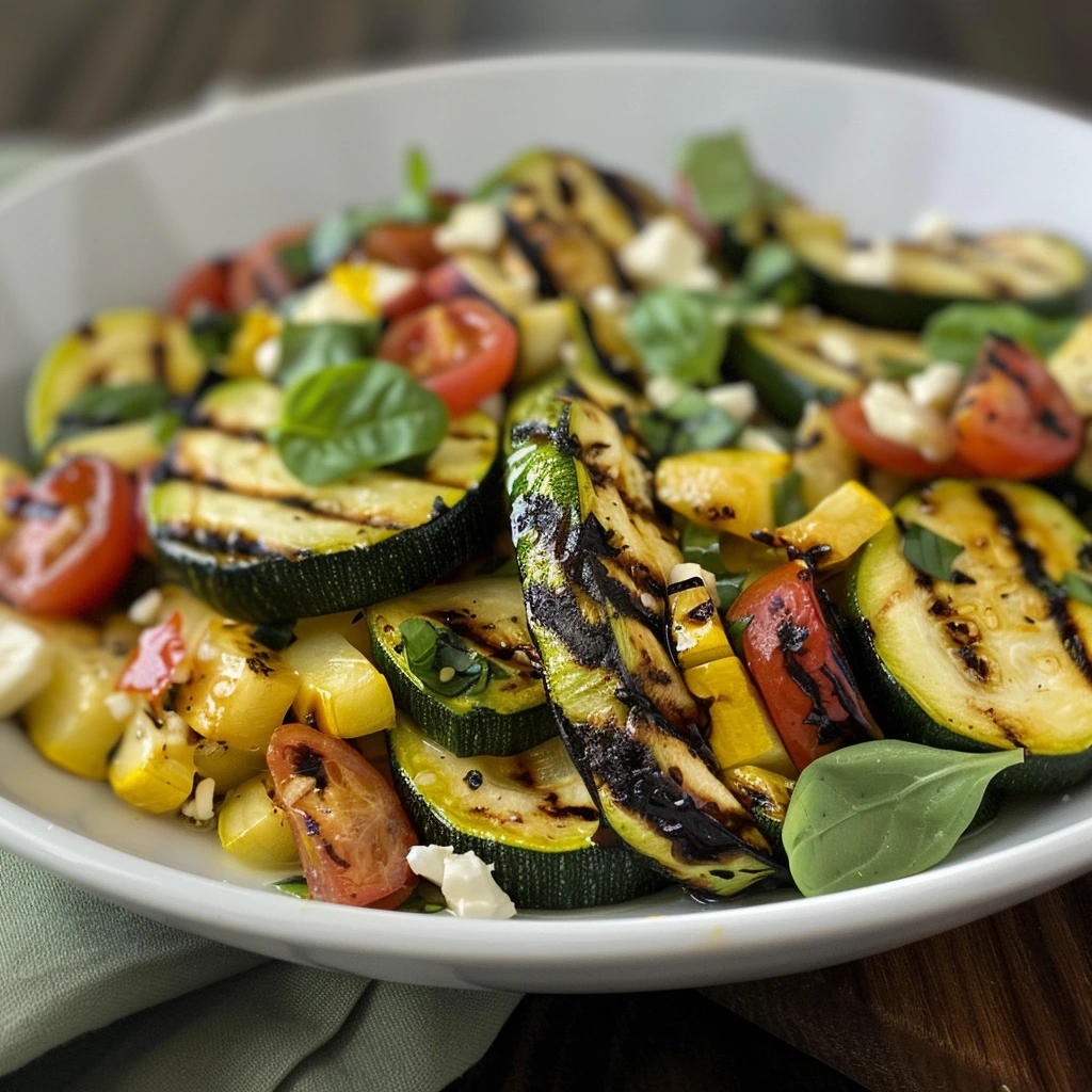 Family-Friendly Grilled Zucchini Salad