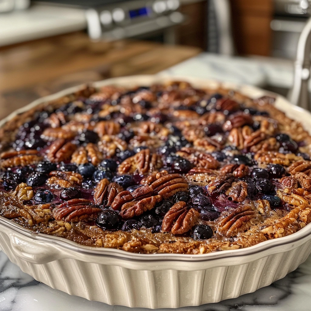 Healthy Blueberry Pecan Baked: Easy & Delicious