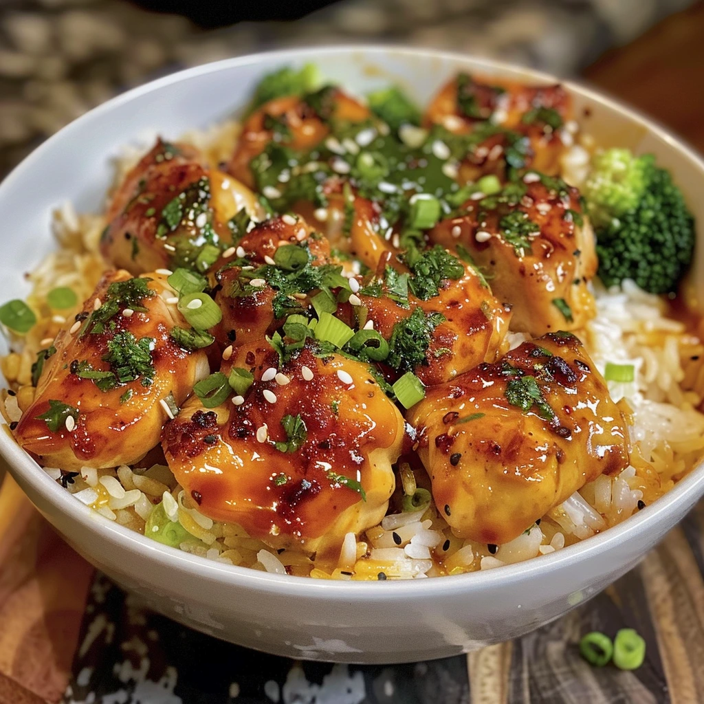 How to Make the Best Garlic Chicken Rice Bowls