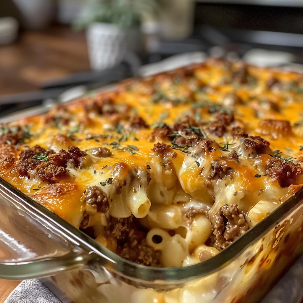 Cheesy Beef Casserole Recipe for the Whole Family