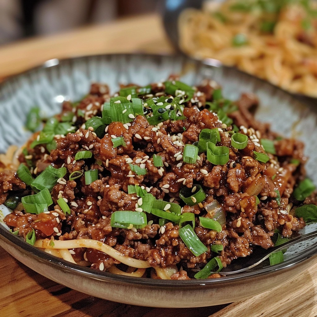 Rich Mongolian Ground Beef Your Family Will Love