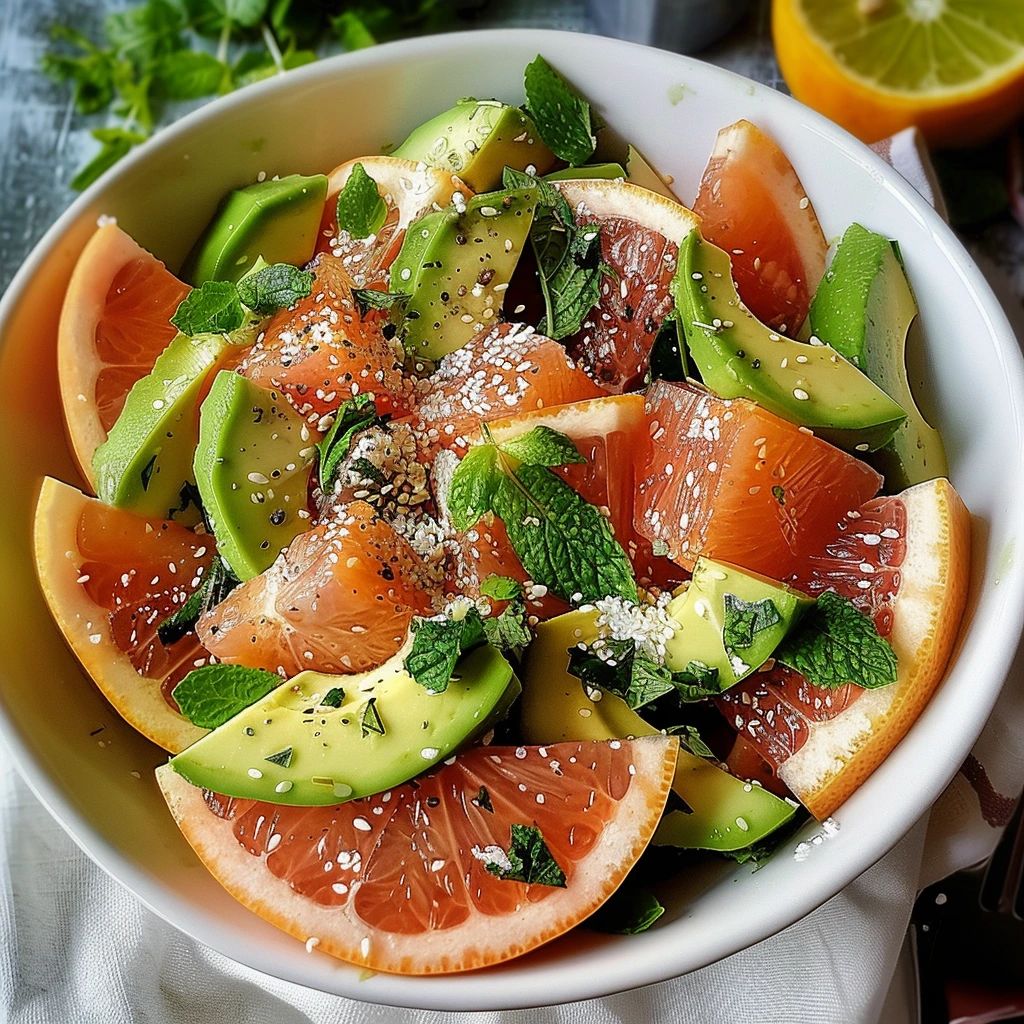 How to Make the Best Zesty Pomelo Avocado Salad