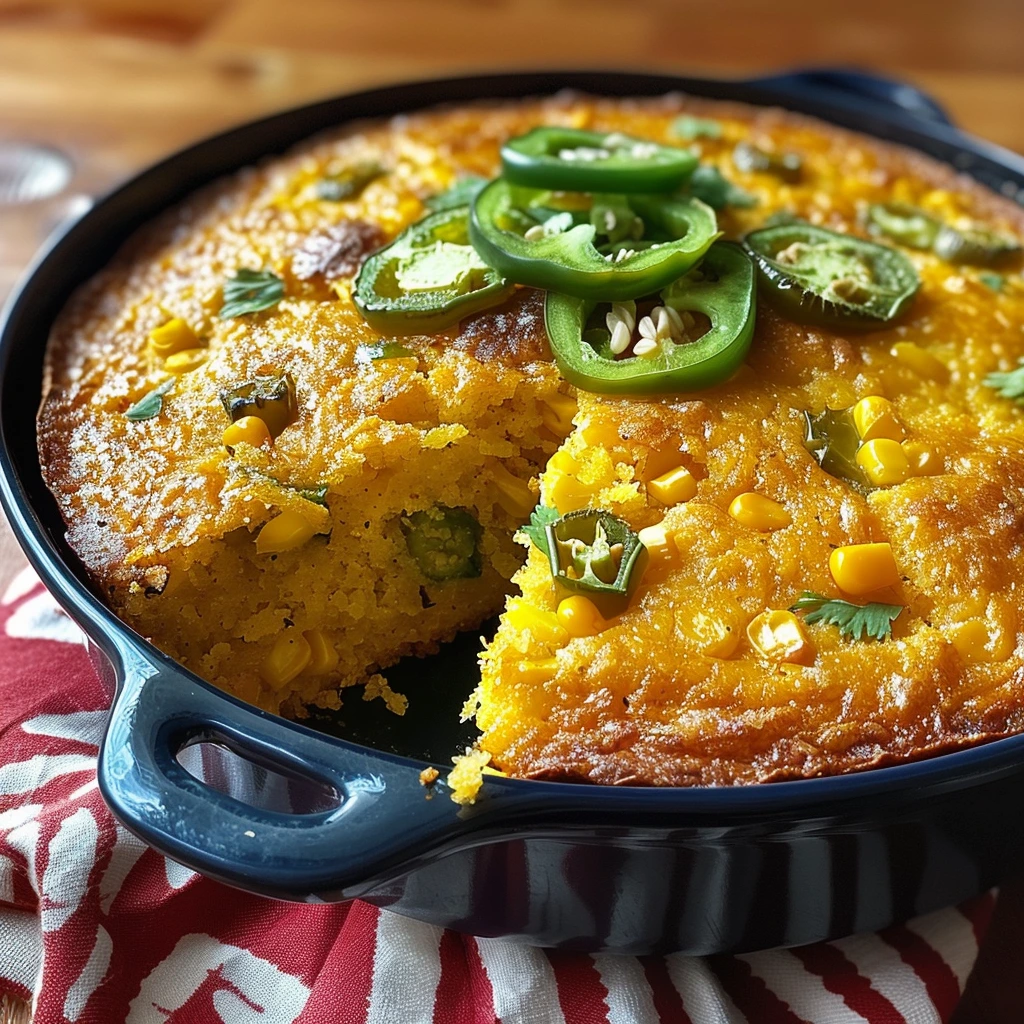 Jalape O Cornbread Casserole for Dinner Tonight