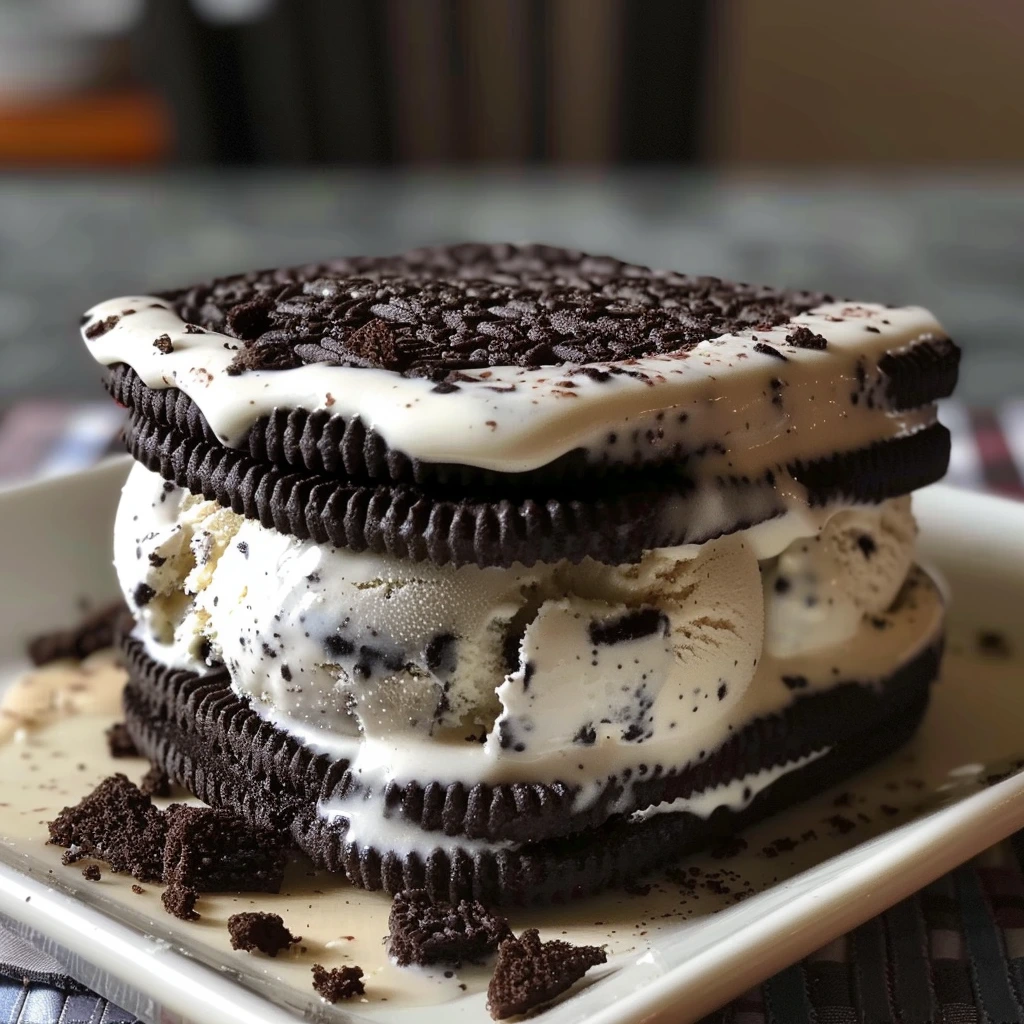 Oreo Ice Cream Sandwich: Easy & Delicious