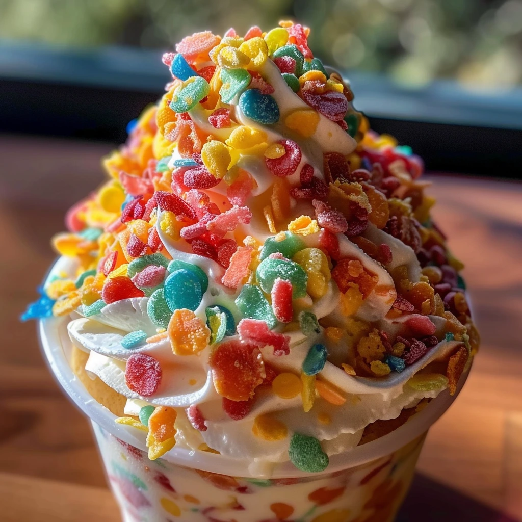 Easy Homemade Fruity Pebbles Frosting