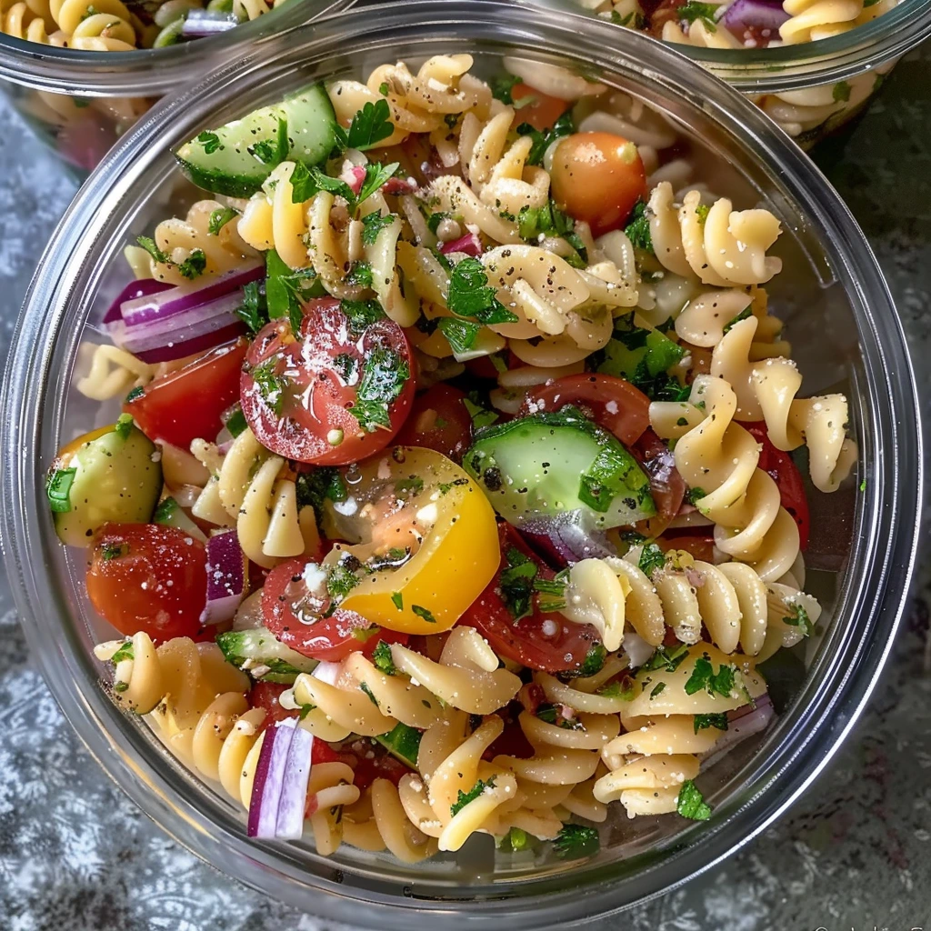 Healthy Make-Ahead Lunchbox Pasta Salad Recipe 1 Healthy Make-Ahead Lunchbox Pasta Salad Recipe