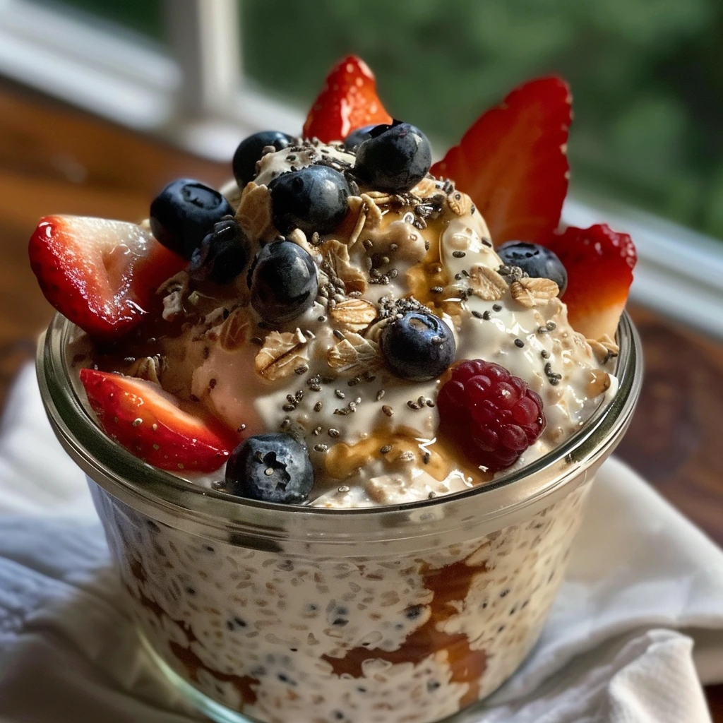 Garlic Parmesan Creamy Make-Ahead Overnight Oats 1 Garlic Parmesan Creamy Make-Ahead Overnight Oats