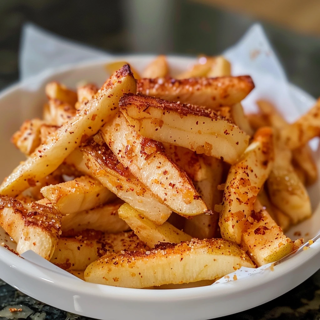 Air Fryer Apple Fries from Scratch