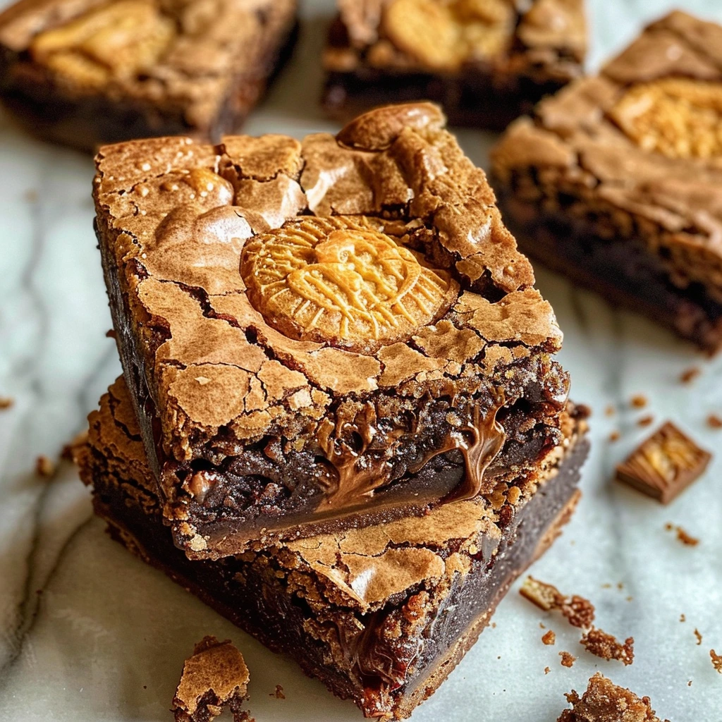 Biscoff Brownies Gooey 038 Your Family Will Love