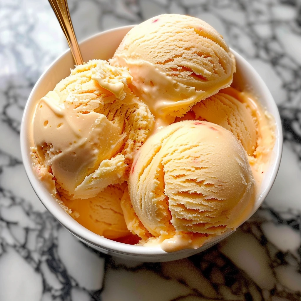 No-Fail Peach Frozen Yogurt Recipe
