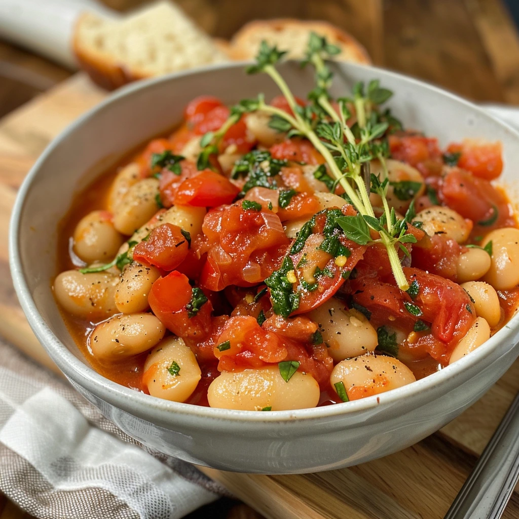 How to Make the Best Tomato Basil Butter Beans
