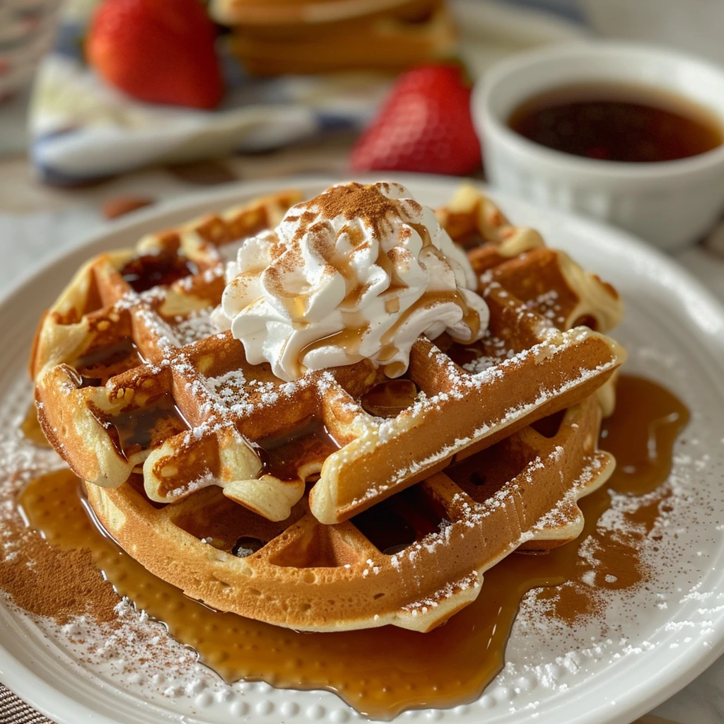 How to Make the Best Cinnamon Zucchini Waffles Recipe