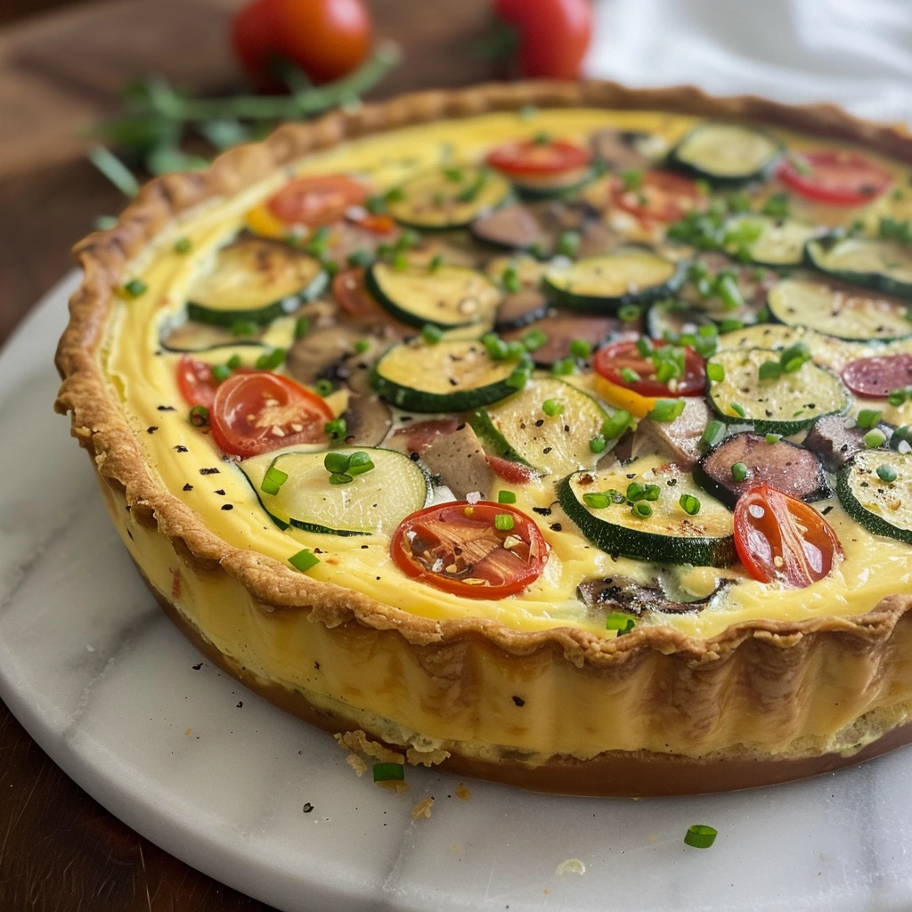 How to Make the Best Crustless Garden Vegetable Quiche
