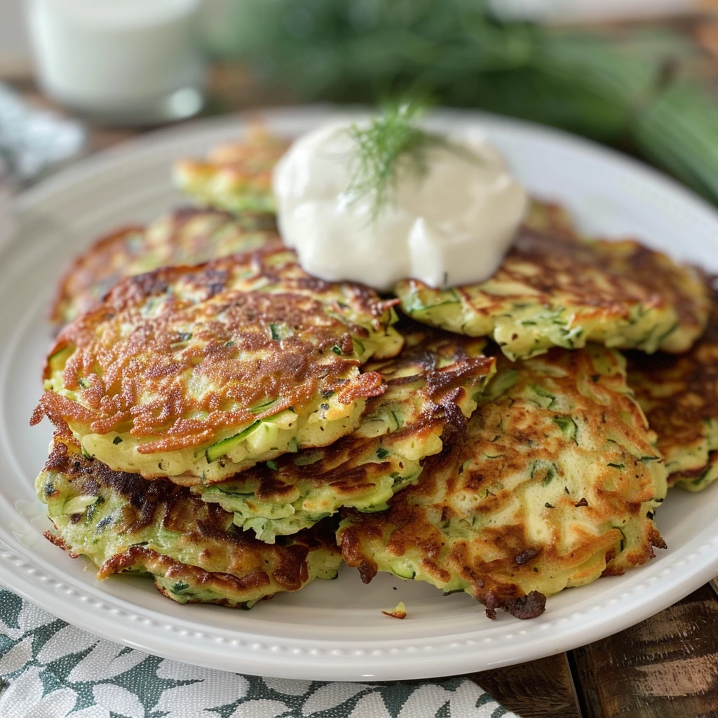Low Carb Zucchini Pancakes Your Family Will Love