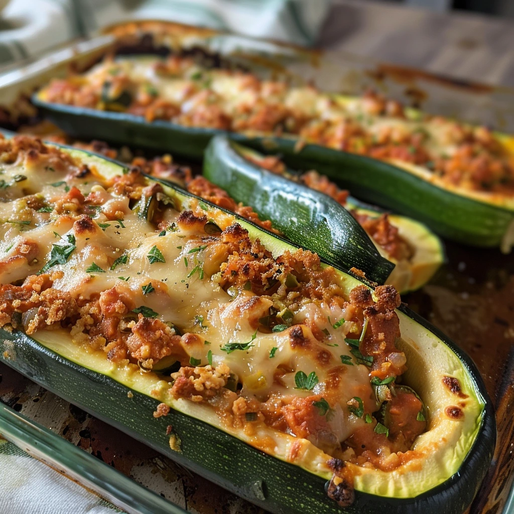Stuffed Zucchini Boats Recipe: A Family Favorite