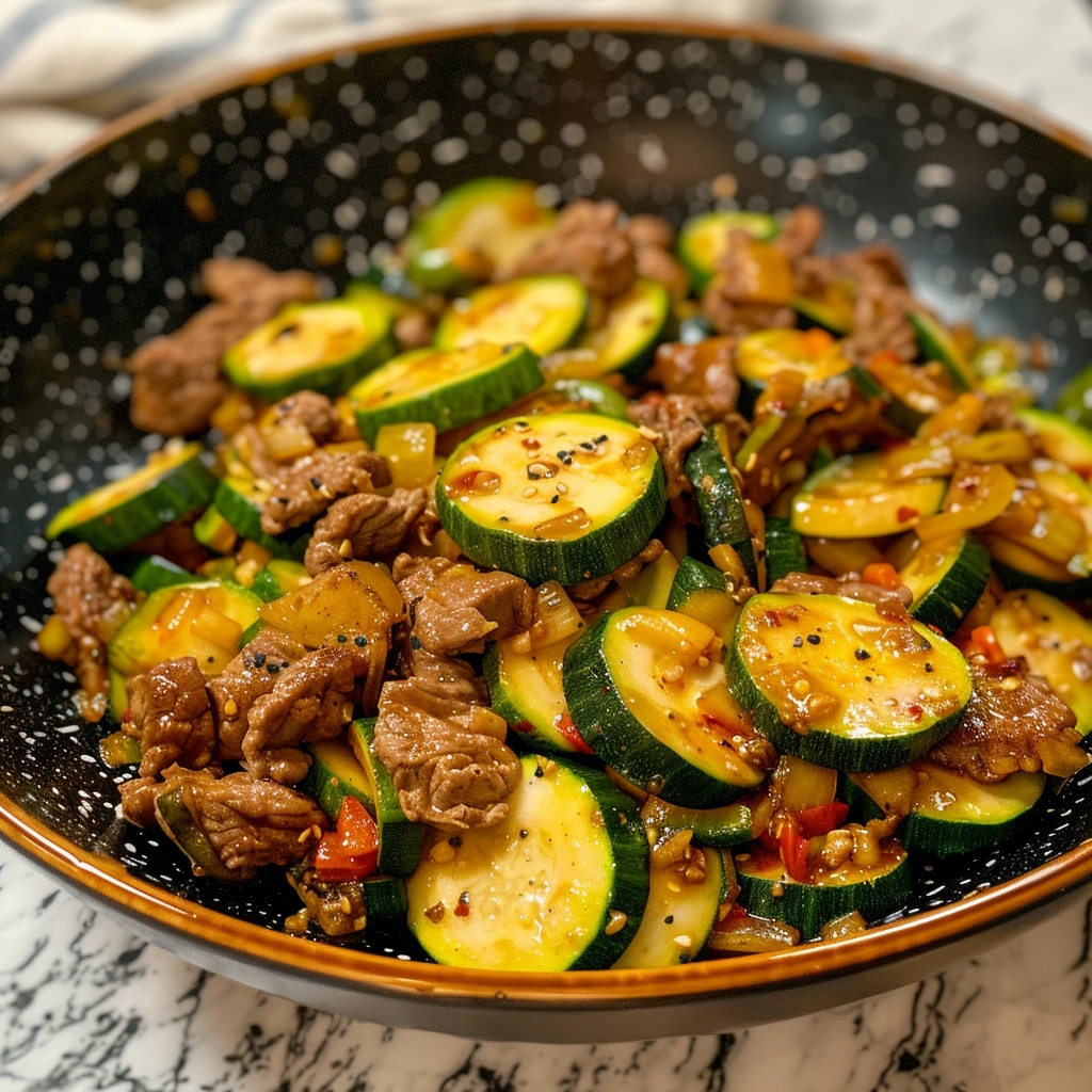 Perfect Healthy Zucchini Beef Stir-Fry Recipe