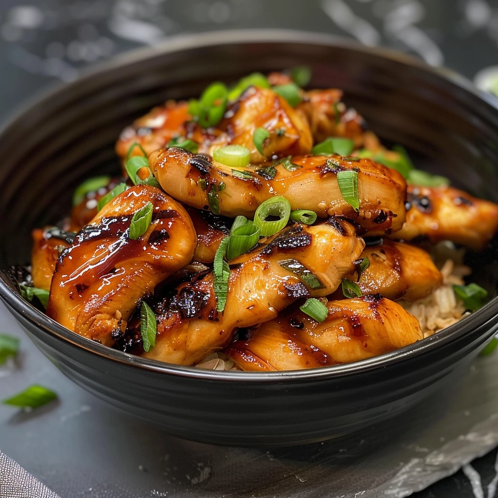 Cheesy Garlic Hawaiian Teriyaki Chicken Amazing