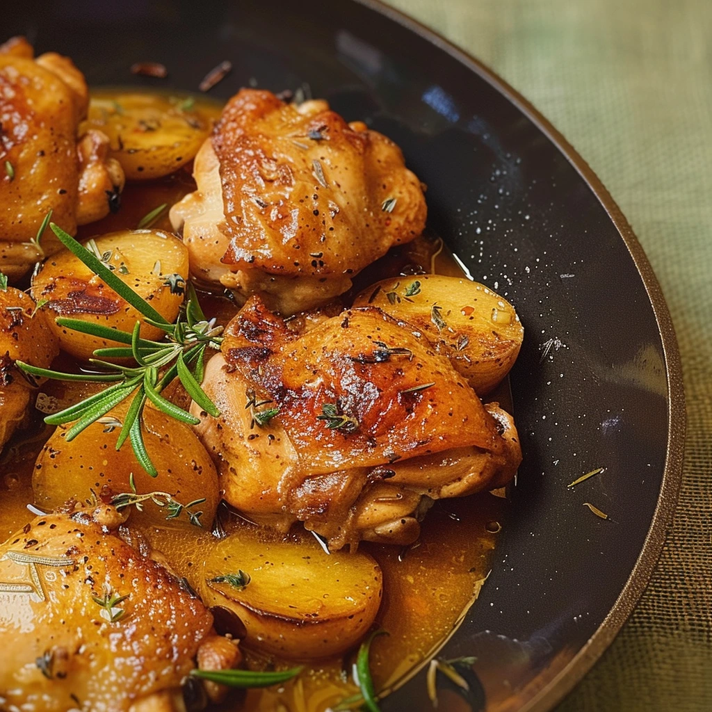 Braised Chicken Thighs Step for the Whole Family