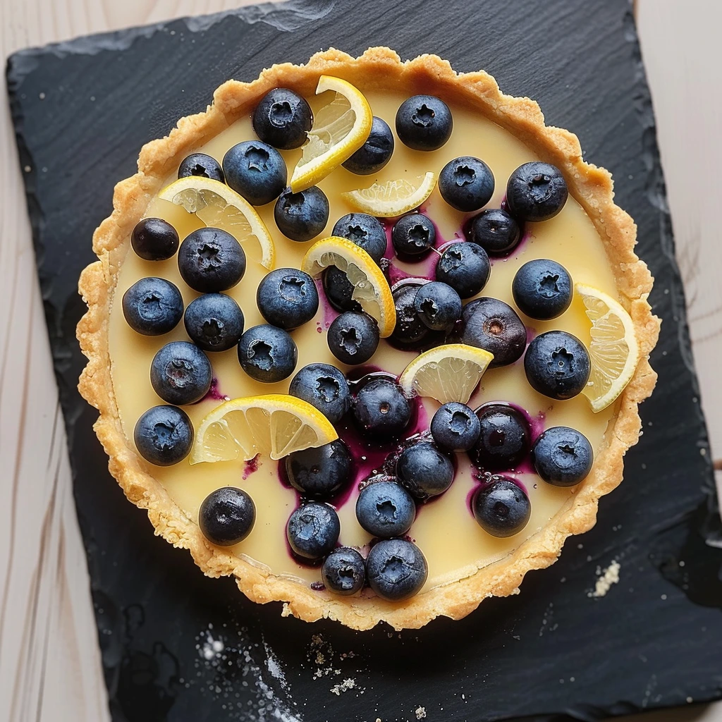 Lemon Blueberry Tart Incredible: A Family Favorite