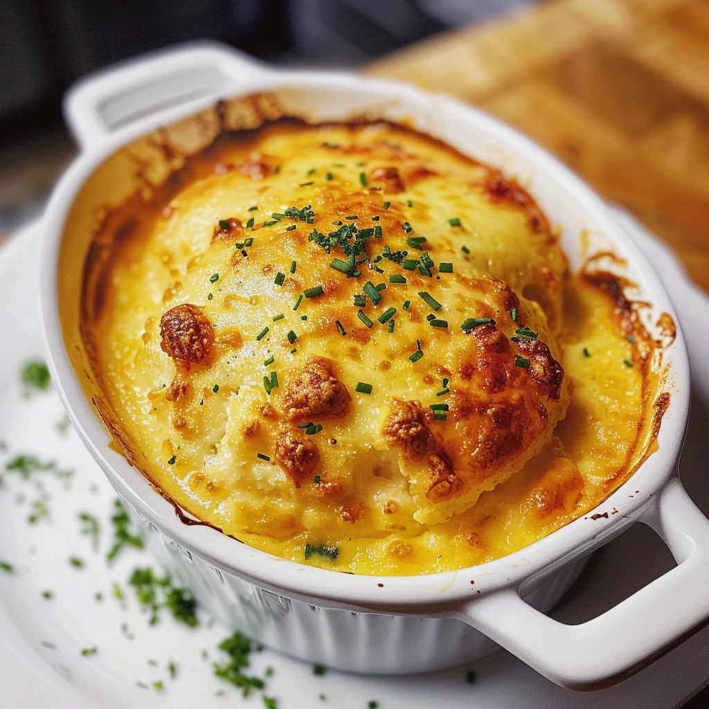 Twice Baked Cheese Souffl for the Whole Family