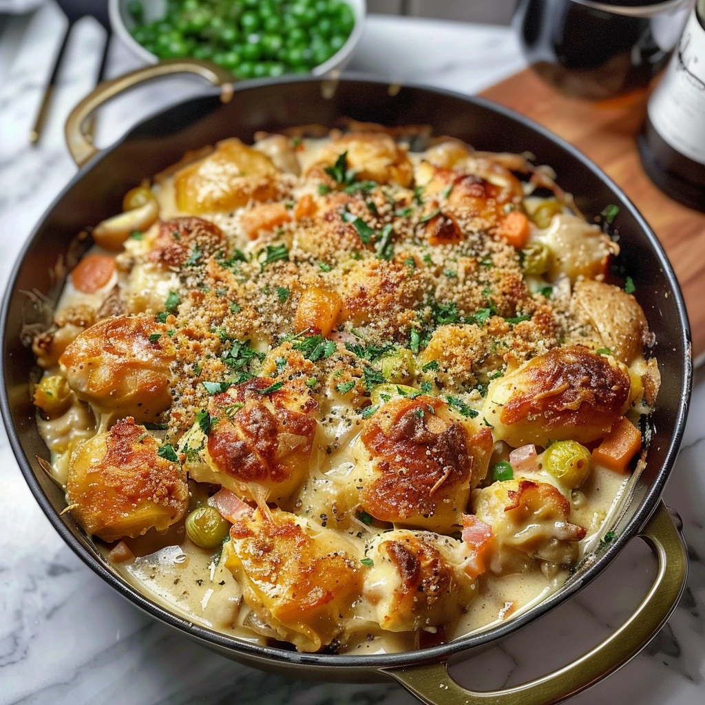 French Chicken Casserole for the Whole Family 1 French Chicken Casserole for the Whole Family