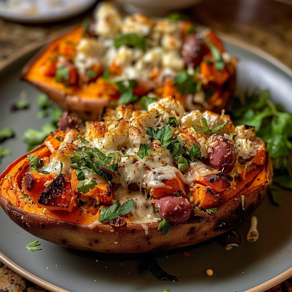Mediterranean Stuffed Sweet Potato: A Family Favorite 1 Mediterranean Stuffed Sweet Potato: A Family Favorite